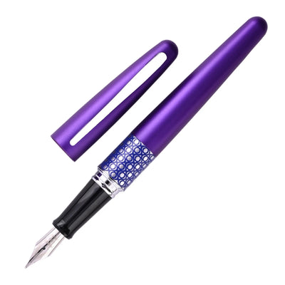 Pilot Metropolitan Retro Pop with Con40 Converter Fountain Pen - Purple Ellipse CT