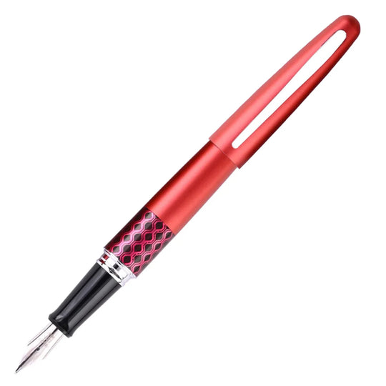 Pilot Metropolitan Retro Pop with Con40 Converter Fountain Pen - Red Wave CT