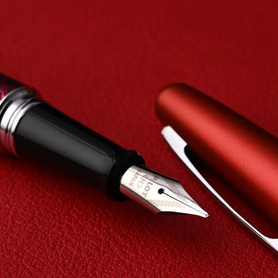 Pilot Metropolitan Retro Pop with Con40 Converter Fountain Pen - Red Wave CT