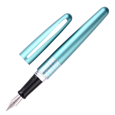 Pilot Metropolitan Retro Pop with Con40 Converter Fountain Pen - Turquoise Dot CT