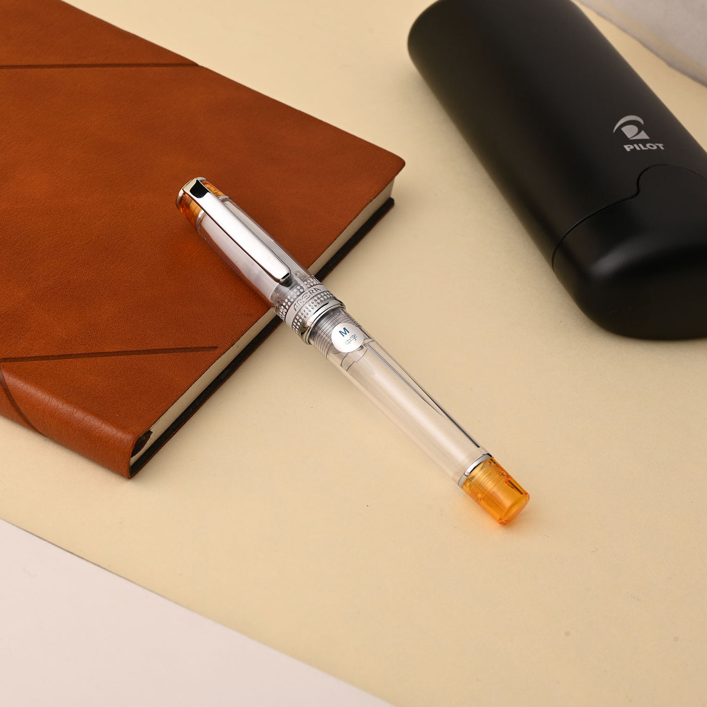 Pilot Prera Fountain Pen - Tinted Orange CT 15