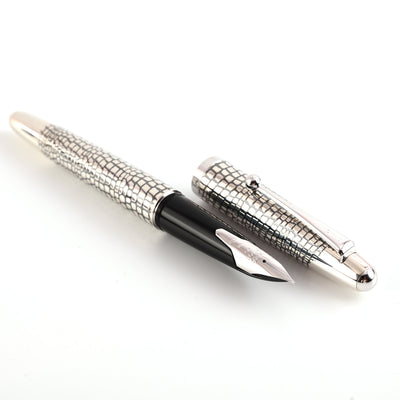 Pilot Silvern Sterling Silver Fountain Pen - Ishidatami 1