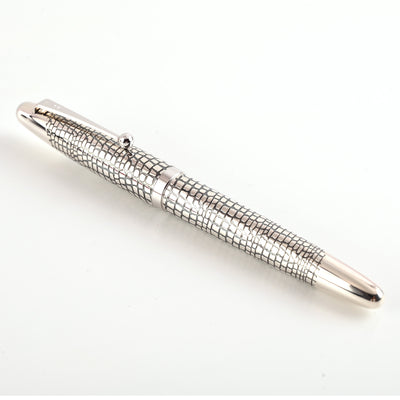 Pilot Silvern Sterling Silver Fountain Pen - Ishidatami 4