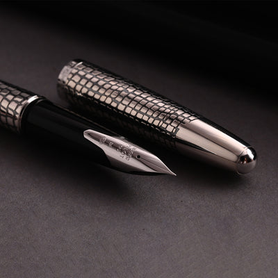 Pilot Silvern Sterling Silver Fountain Pen - Ishidatami 8