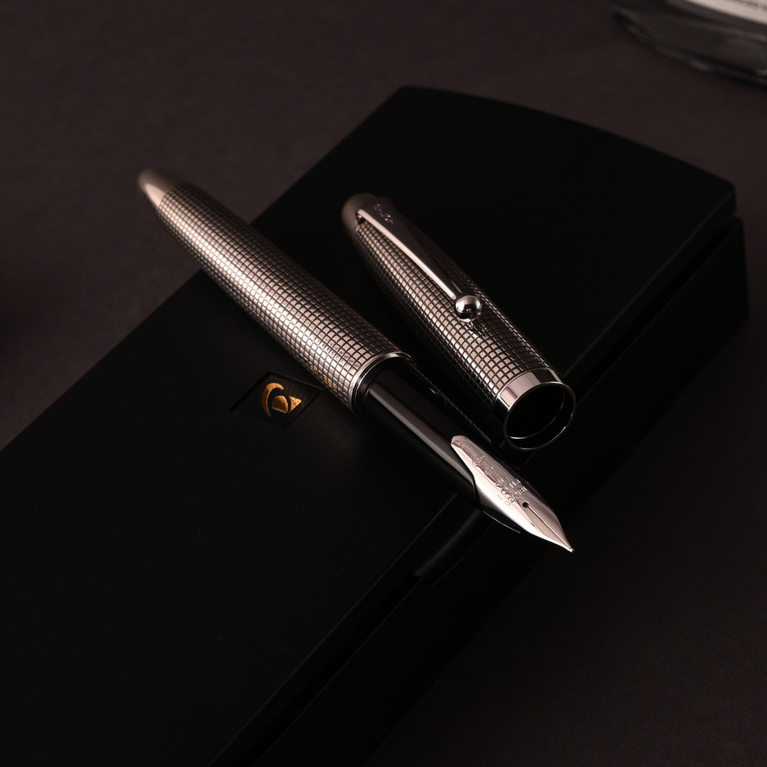 Buy Pilot Koushi Sterling Silver Fountain Pen|Pilot Silver Pens|Makoba