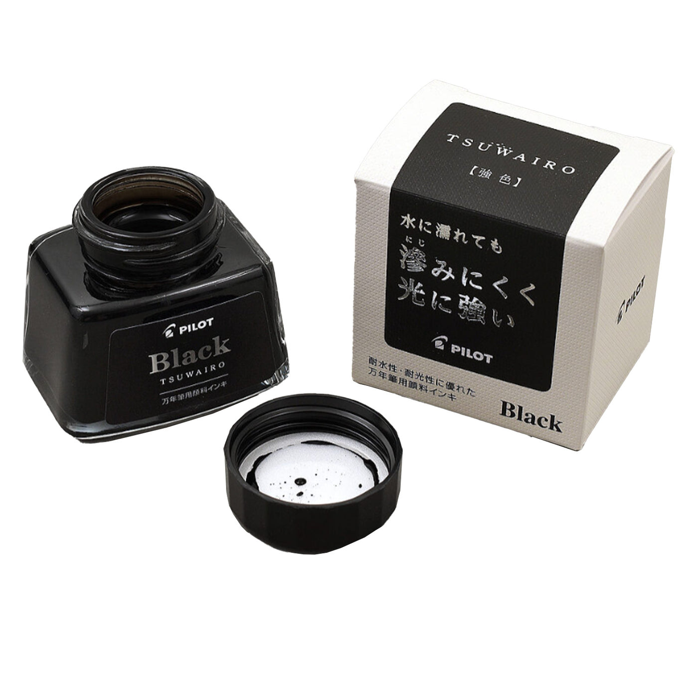 Pilot Tsuwairo Black Ink Bottle - 30ml 3