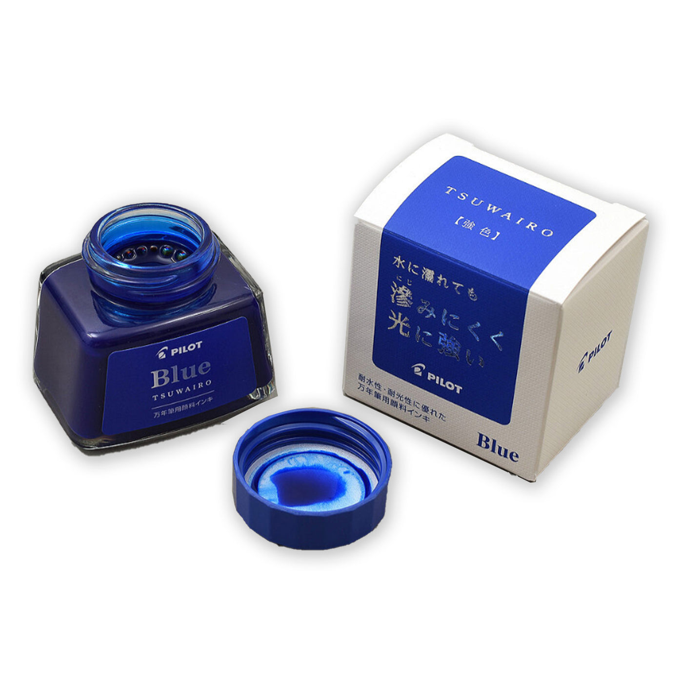 Pilot Tsuwairo Blue Ink Bottle - 30ml 3