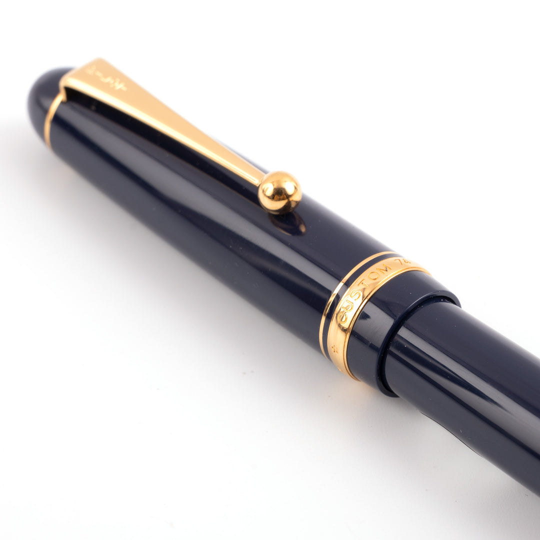 Buy Pilot Custom 74 Fountain Pen - Dark Blue GT Online at Makoba-Pilot