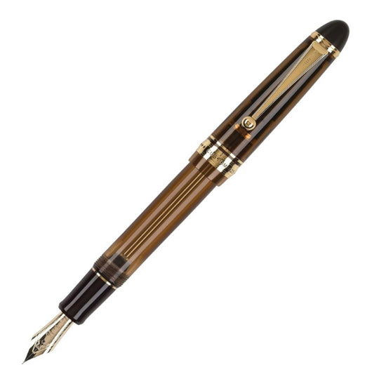 Pilot Custom 823 Fountain Pen - Amber Brown GT