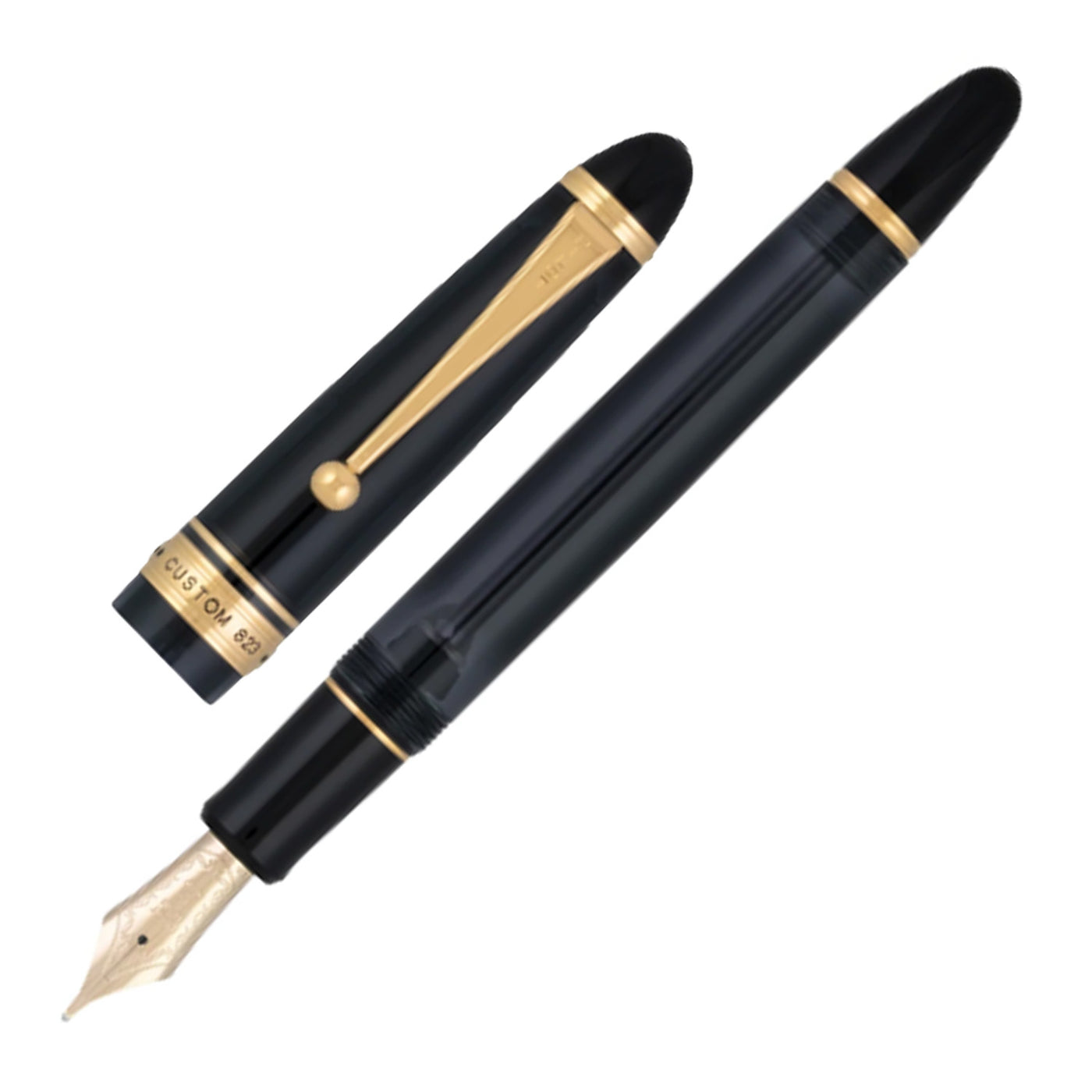 Pilot Custom 823 Fountain Pen - Smoke Black GT