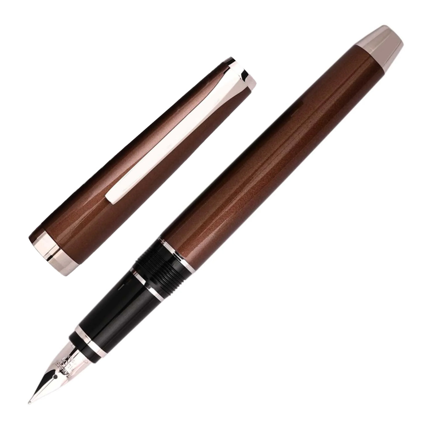 Pilot Falcon Metal Fountain Pen - Brown CT