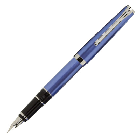 Pilot Falcon Metal Fountain Pen - Light Blue CT