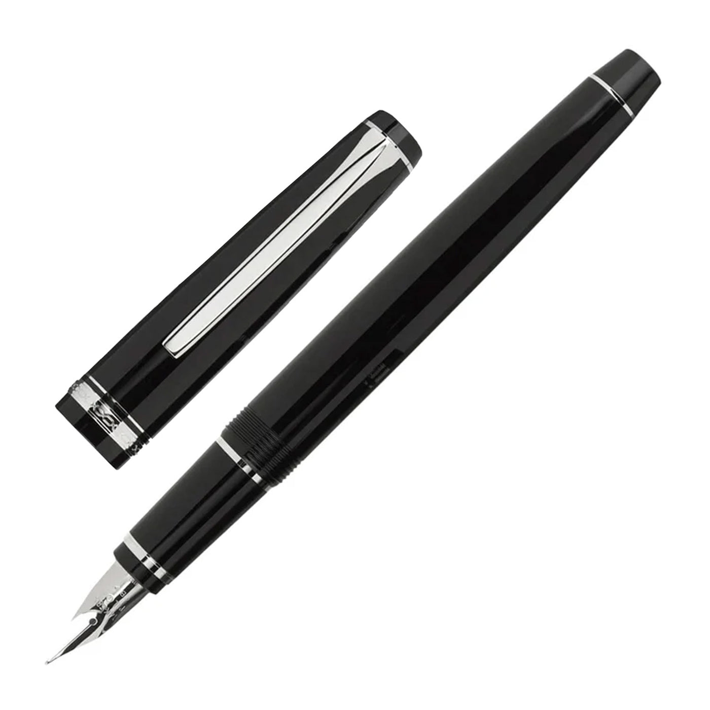 Pilot Falcon Resin Fountain Pen - Black CT