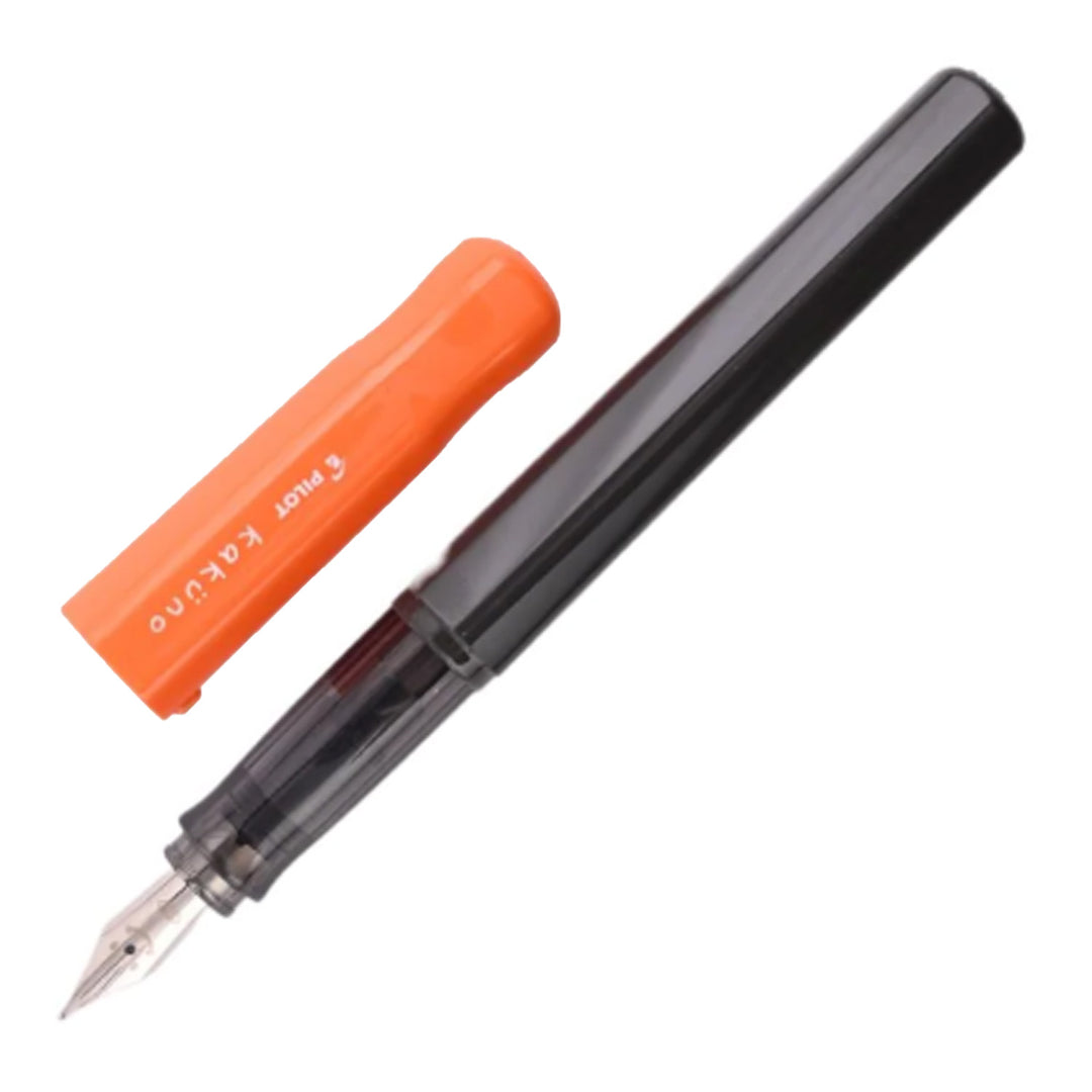 Pilot Kakuno Fountain Pen Orange Gray