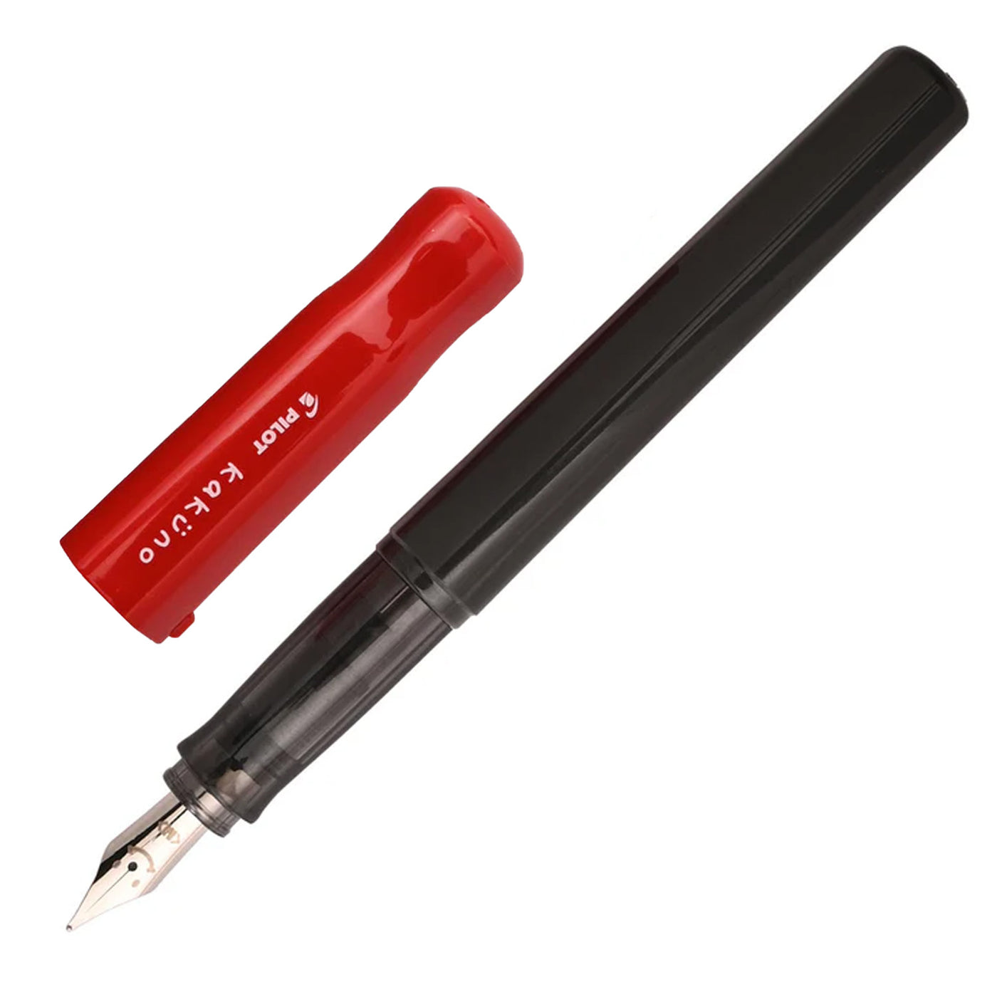 Pilot Kakuno Fountain Pen - Red Gray