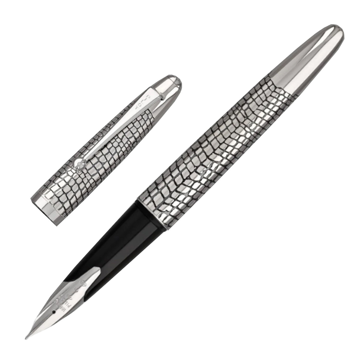 Pilot Silvern Sterling Silver Fountain Pen - Ishidatami