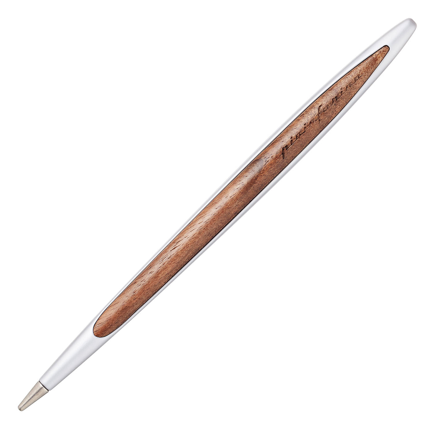 Pininfarina Segno Cambiano Ethergraf Walnut Edition Pencil - Aluminium 6