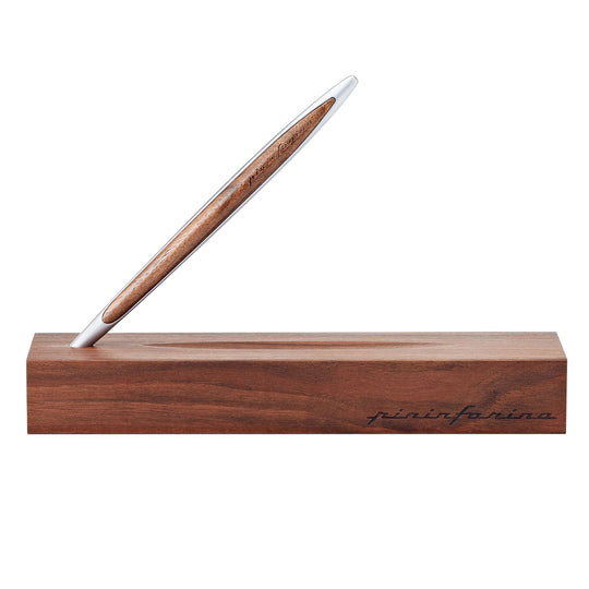 Pininfarina Segno Cambiano Ethergraf Walnut Edition Pencil - Aluminium
