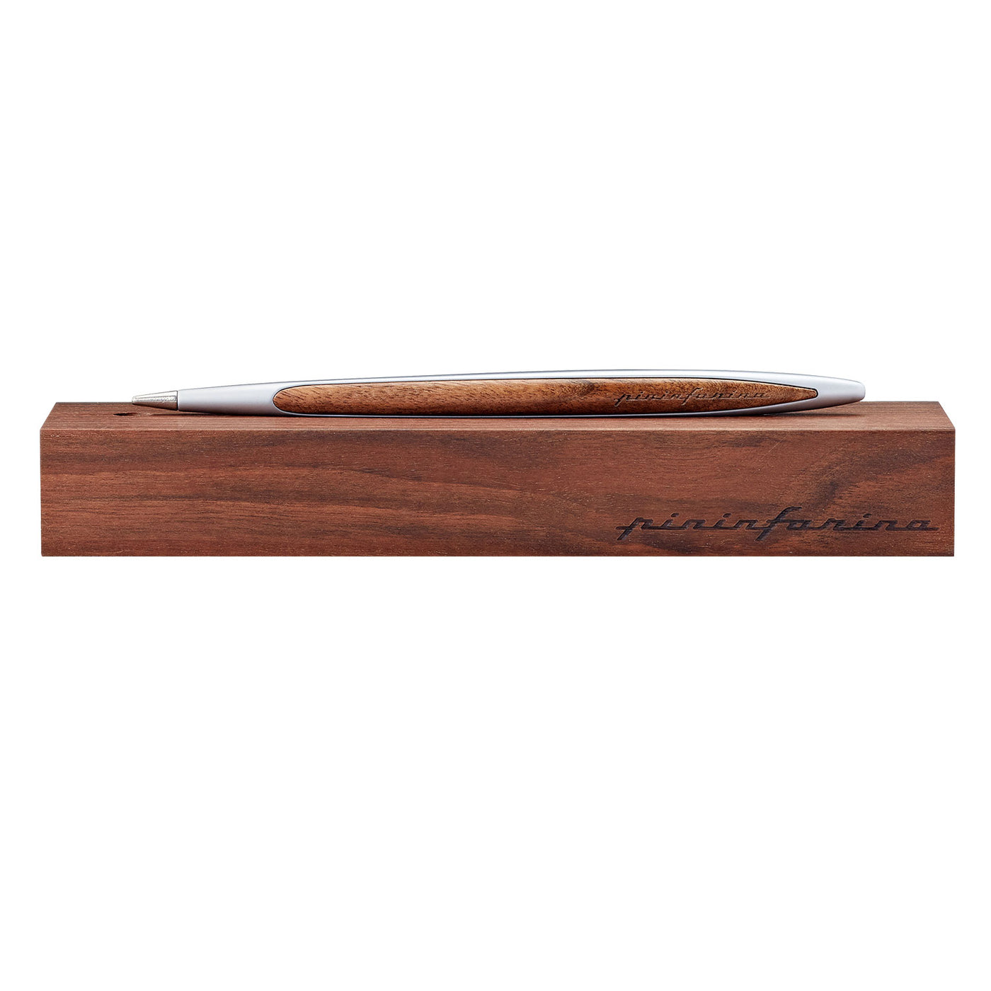 Pininfarina Segno Cambiano Ethergraf Walnut Edition Pencil - Aluminium 2