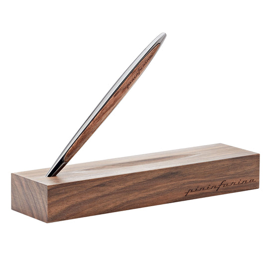 Pininfarina Segno Cambiano Ethergraf Walnut Edition Pencil - Polished Black