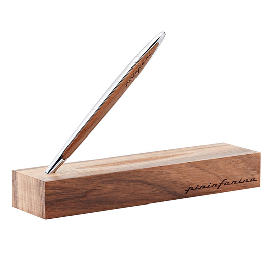 Pininfarina Segno Cambiano Walnut Edition Ball Pen - Cromo