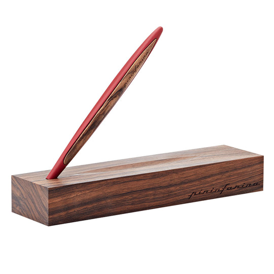 Pininfarina Segno Cambiano Walnut Edition Ball Pen - Red