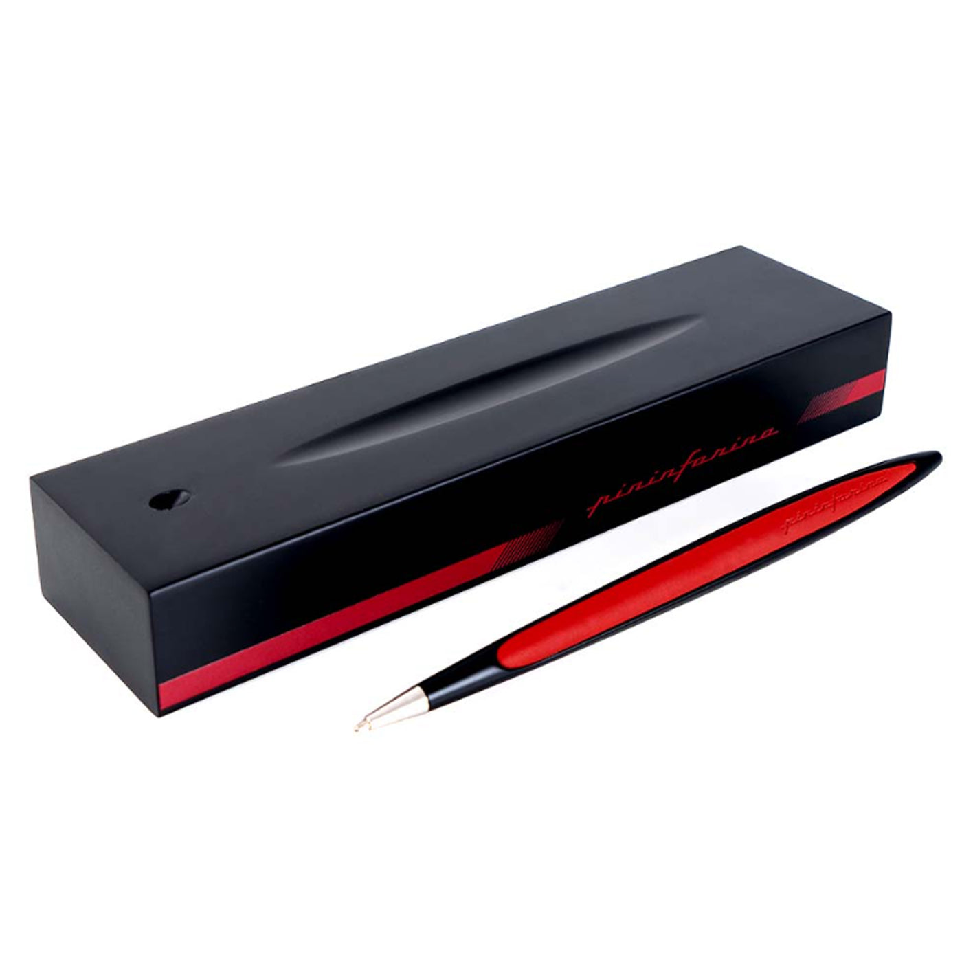 Pininfarina Cambiano Race Ball Pen & Racing Stand - Red