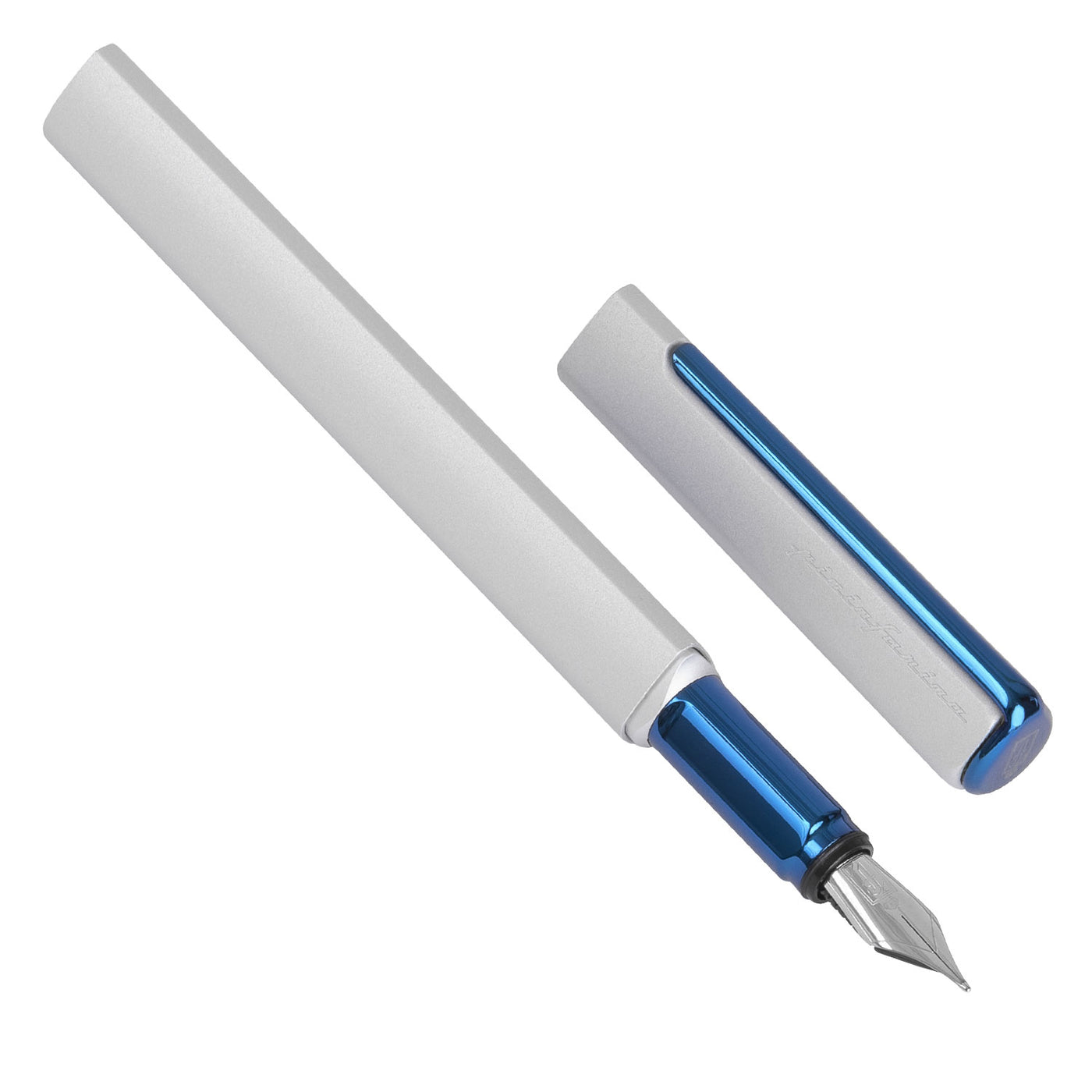 Pininfarina PF One Fountain Pen - Blue Silver 3