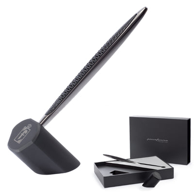 Pininfarina Segno Cambiano Ethergraf Pencil & Inclined Desk Stand - Transition Black