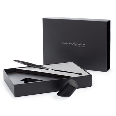 Pininfarina Segno Cambiano Ethergraf Pencil & Inclined Desk Stand - Transition Black
