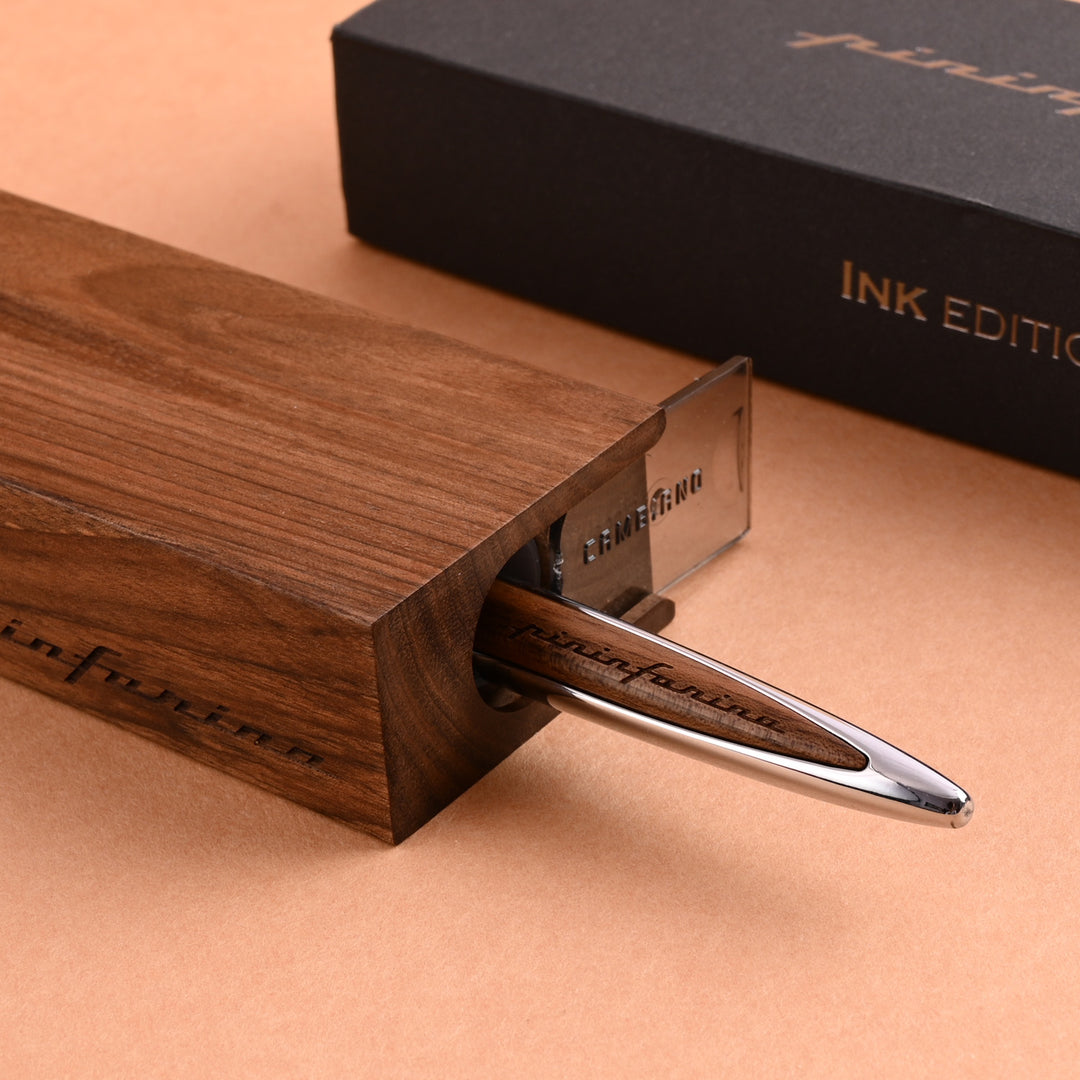 Pininfarina Segno Cambiano Walnut Edition Ball Pen - Polished