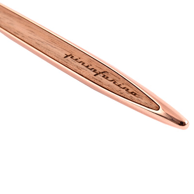 Pininfarina Segno Cambiano Walnut Edition Ball Pen - Rosegold 4