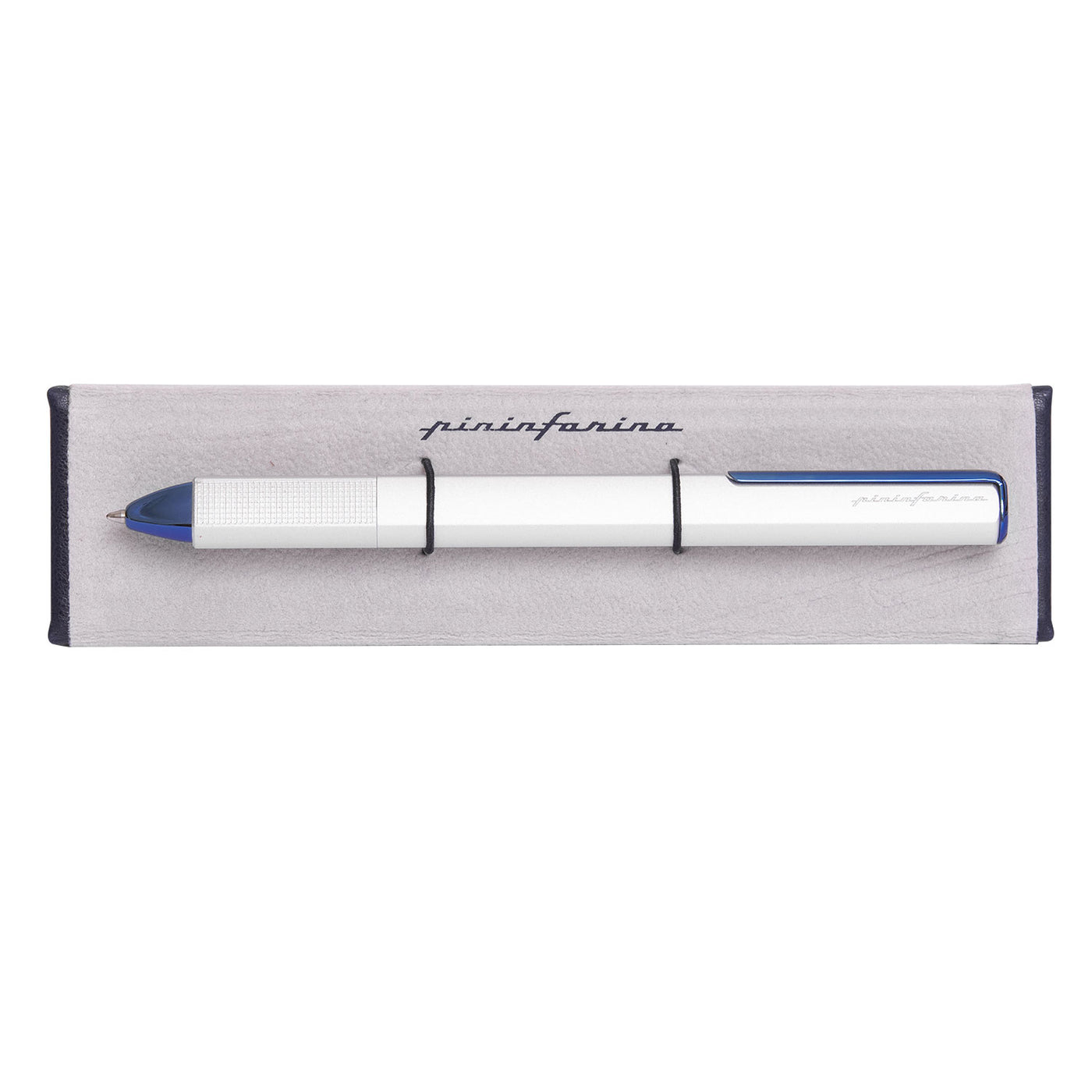 Pininfarina Segno PF One Ball Pen - Blue Silver  5