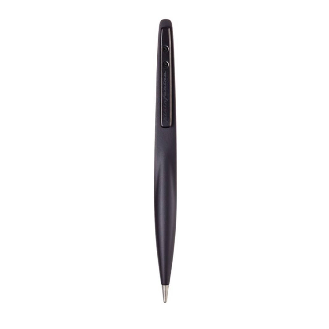 Pininfarina Segno Space Ethergraf Pencil with Circular Desk Stand - Matte Black