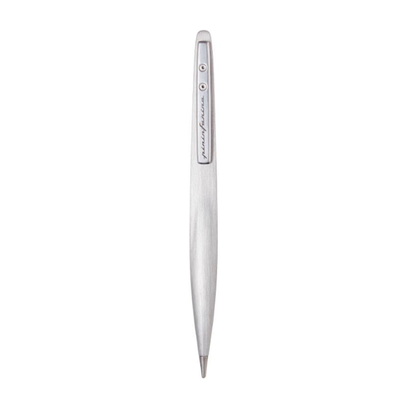Pininfarina Segno Space Ethergraf Pencil with Circular Desk Stand - Pure Grey