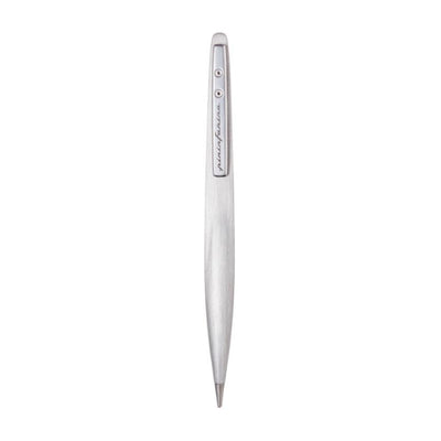 Pininfarina Segno Space Ethergraf Pencil with Circular Desk Stand - Pure Grey