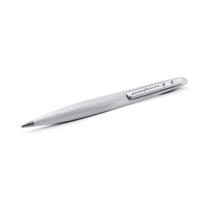 Pininfarina Segno Space Ethergraf Pencil with Circular Desk Stand - Pure Grey