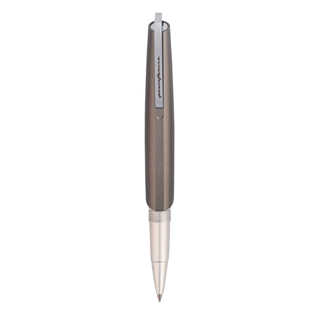 PININFARINA TWO Rollerball Pen – Schwarzer Aluminium-Kugelschreiber Mit Magnetischem Verschluss