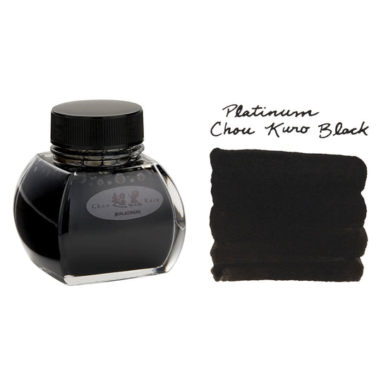Platinum Chou Kuro Ink Bottle, Black - 60ml
