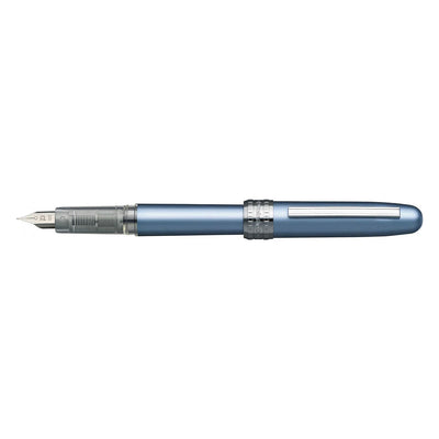 Platinum Plaisir Fountain Pen - Frosty Blue 2