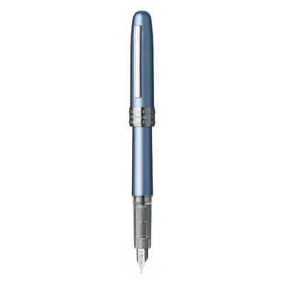 Platinum Plaisir Fountain Pen - Frosty Blue 3