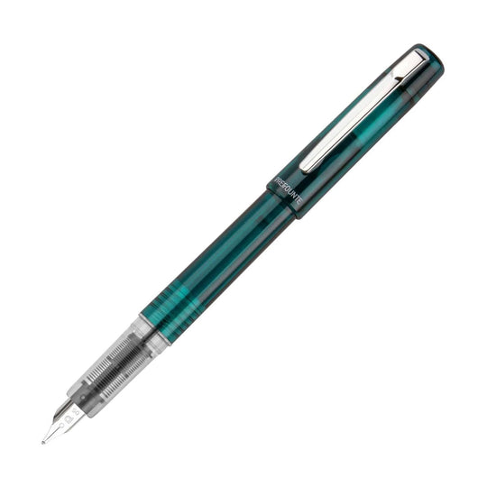 Platinum Prefounte Fountain Pen - Dark Emerald