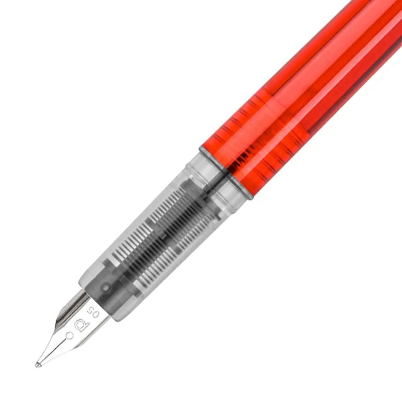 Platinum Prefounte Fountain Pen - Vermillion Orange 2