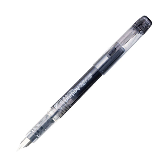 Platinum Preppy Fountain Pen, Black - Steel Nib
