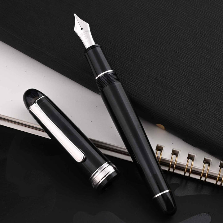 Platinum 3776 Century Black Diamond Fountain Pen | Buy Online