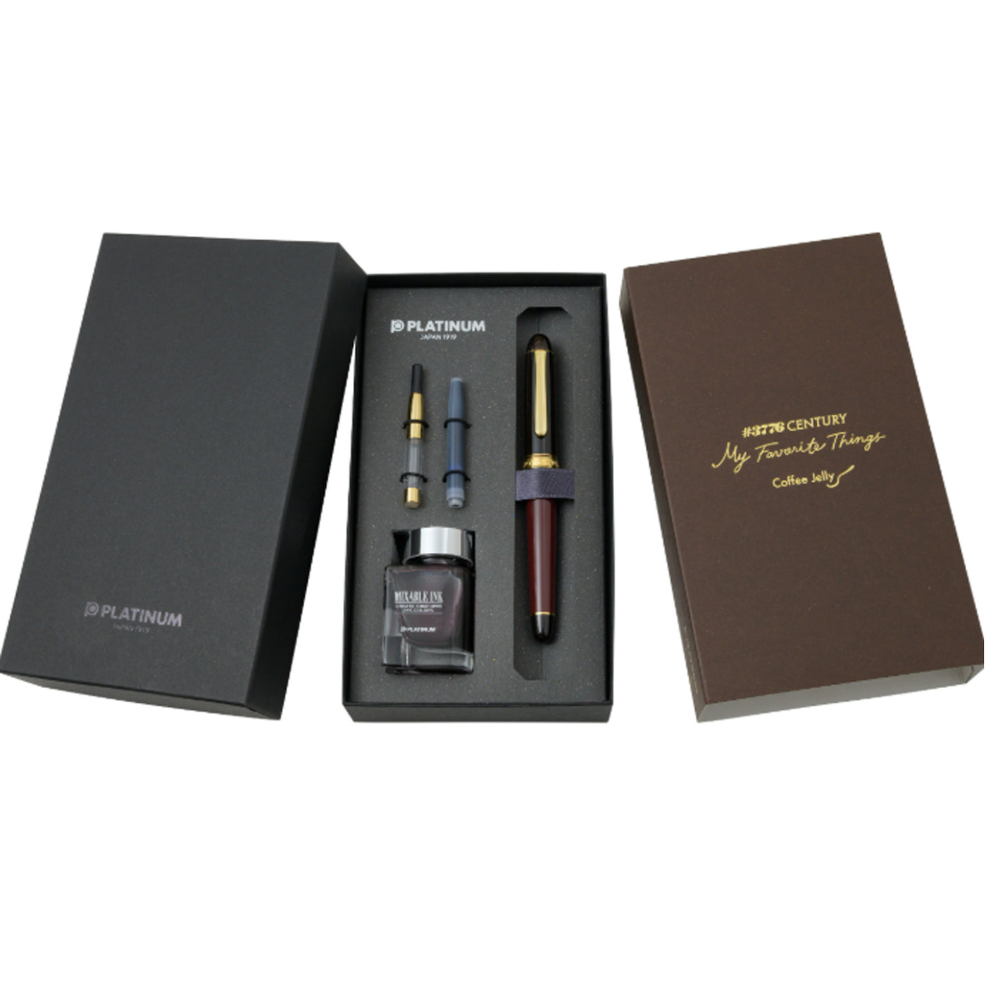 Platinum 3776 Century Fountain Pen - Coffee Jelly GT (Limited Edition) 15