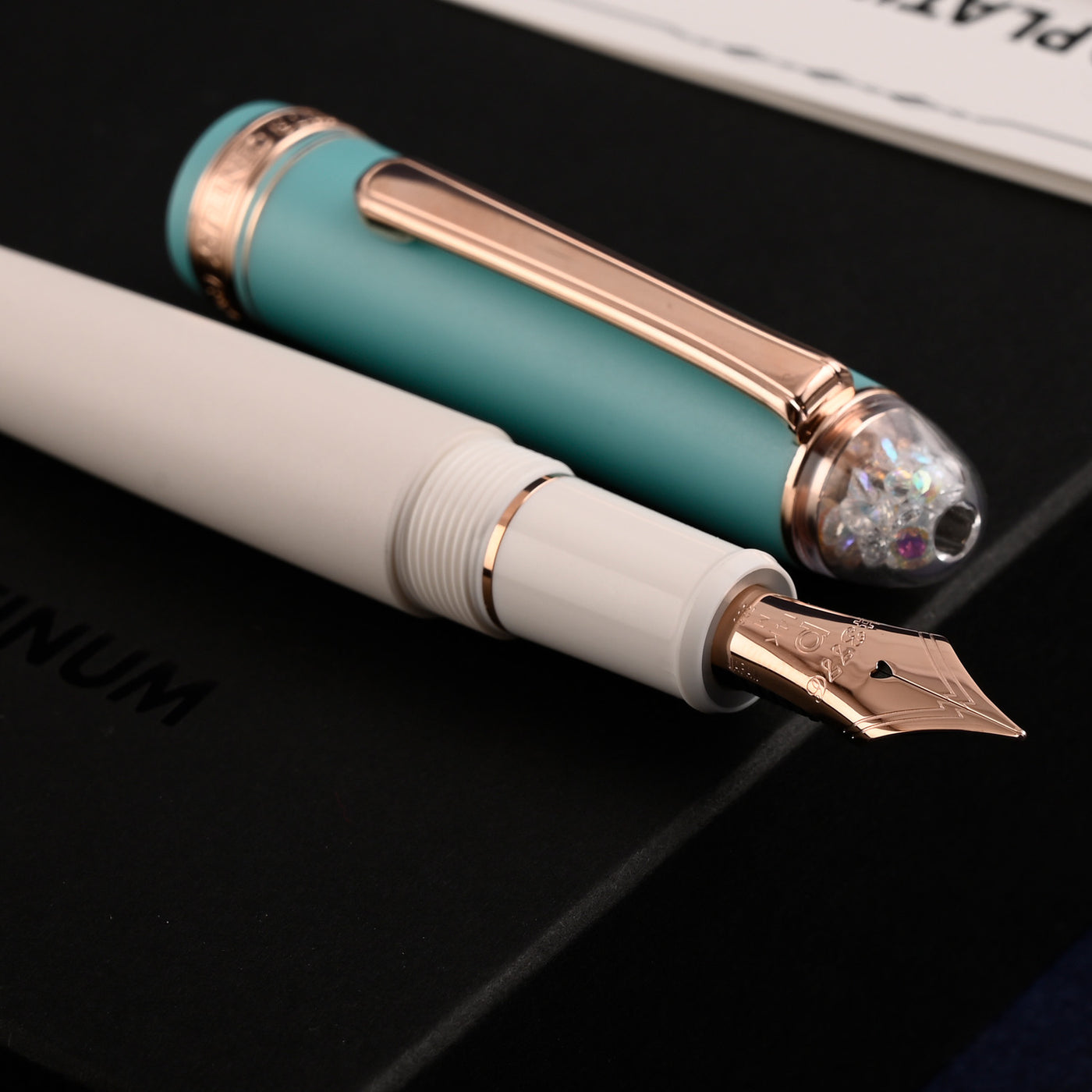 Platinum 3776 Century Shape of Heart Fountain Pen - Bluebird (Limited Edition) 9