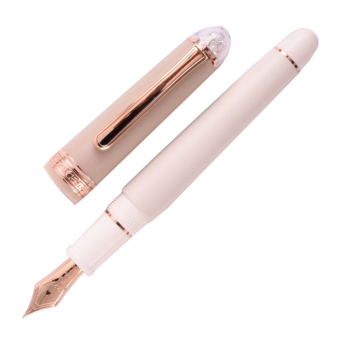 Platinum 3776 Century Shape of Heart Fountain Pen - Chai Latte RGT (Special Edition) 1