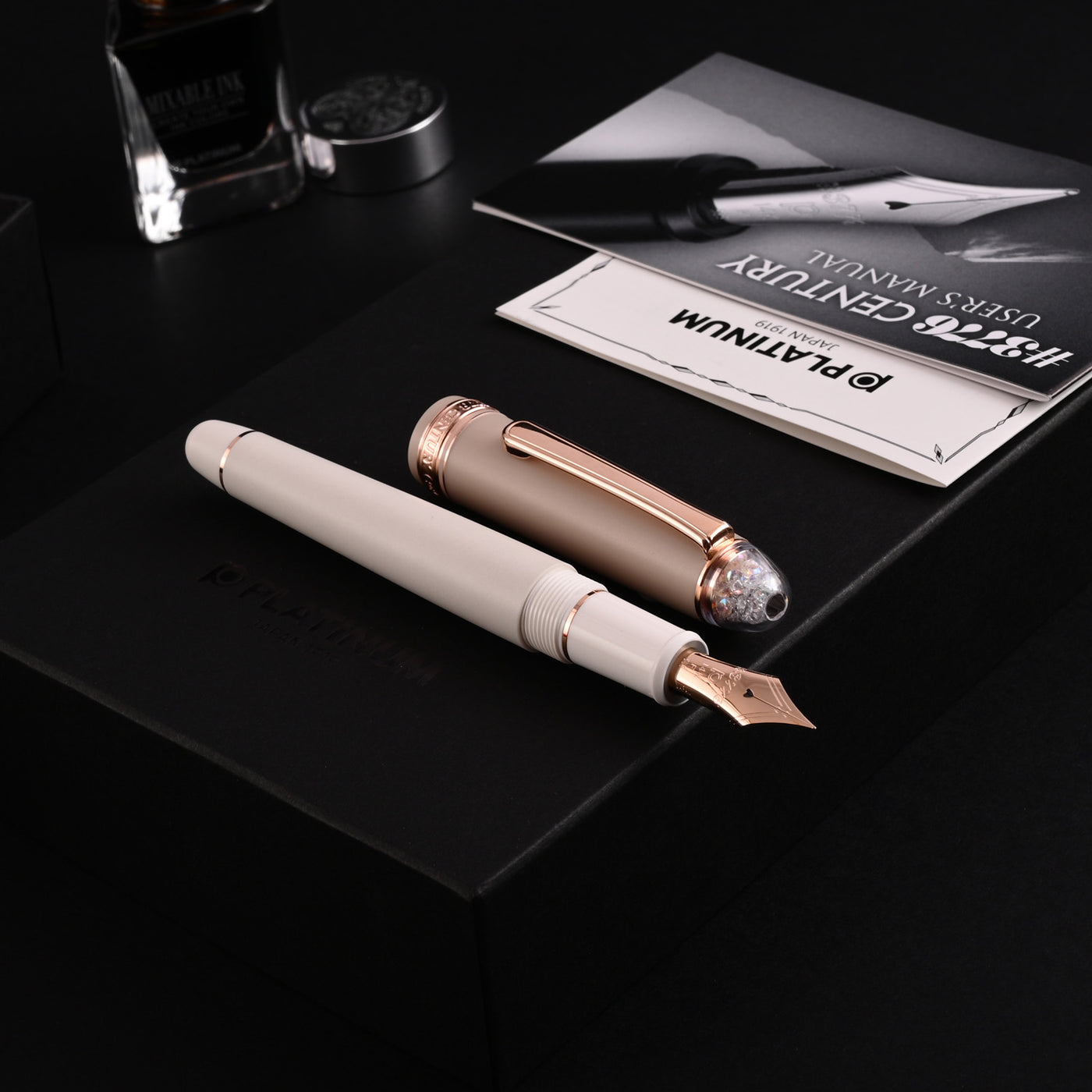 Platinum 3776 Century Shape of Heart Fountain Pen - Chai Latte RGT (Special Edition) 7