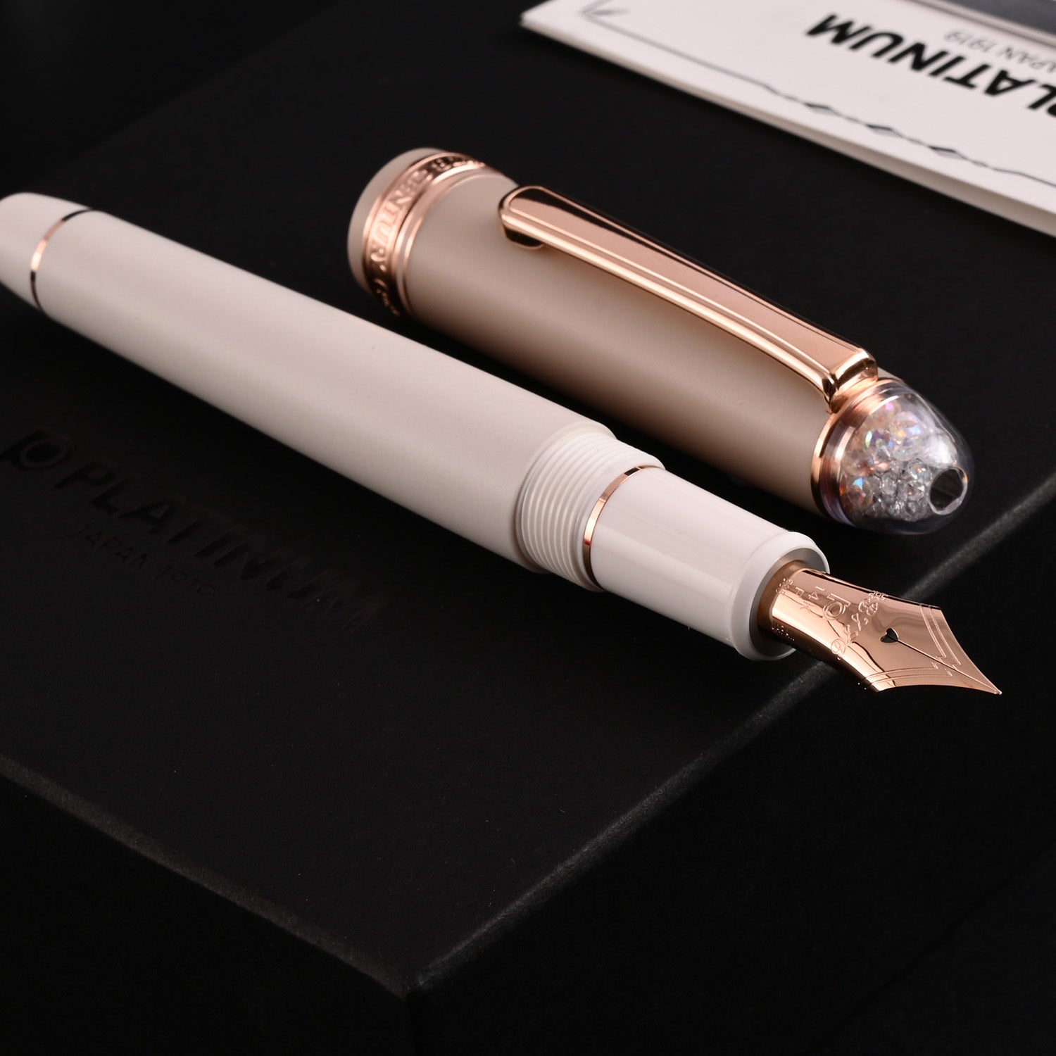Buy Platinum 3776 Century Shape of Heart Chai Latte Fountain Pen – Makoba